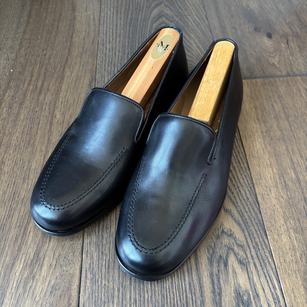 Stubbs & Wootton Palm Beach Calf Leather Venetian (Men) Black US 10M